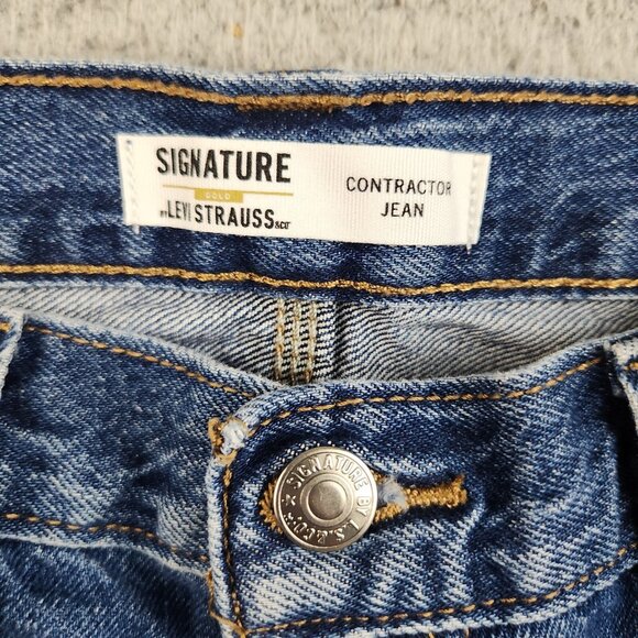 Levi's Jeans Men's 36x29 Straight Leg Carpenter Contractor Blue Denim Workwear - Picture 11 of 13